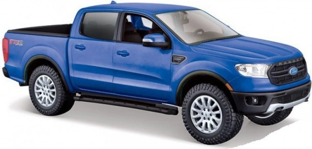 Model mașină Ford Ranger 2019 albastru 1/27