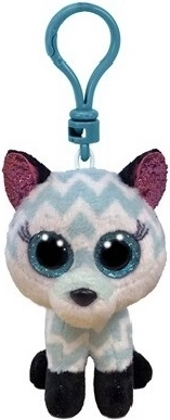 Meteor TY Beanie Boos Atlas – breloc pluș vulpe 8,5 cm