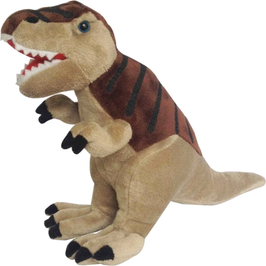 Tyrannosaurus Rex din pluș 30 cm maro