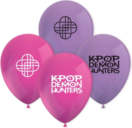 Baloane Demon hunters cu motiv K-POP, 8 buc.