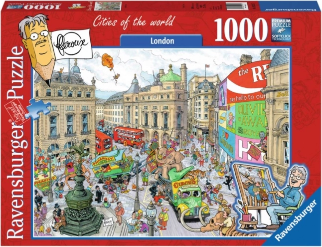 Puzzle Orașe ale lumii: Londra 1000 piese