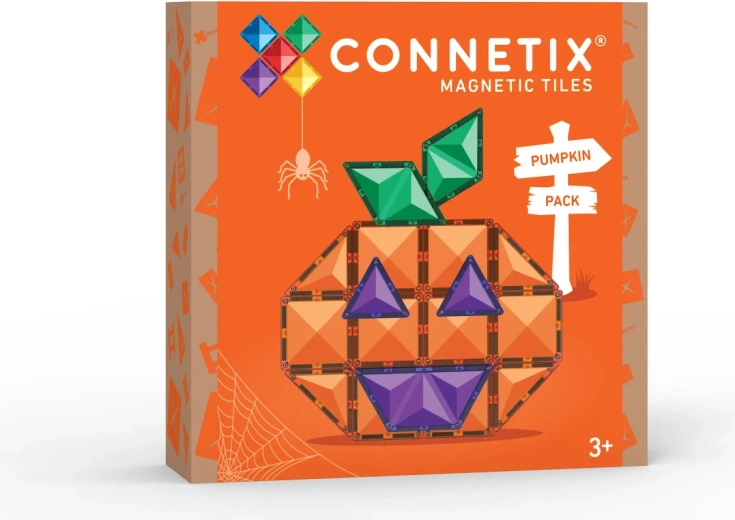 CONNETIX set de piese magnetice Halloween Pumpkin - 17 piese