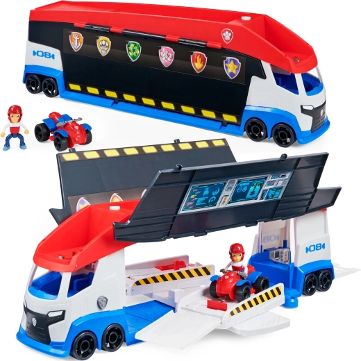 PAW PATROL Marele patrulator 2.0 – camion cu ATV-ul lui Ryder