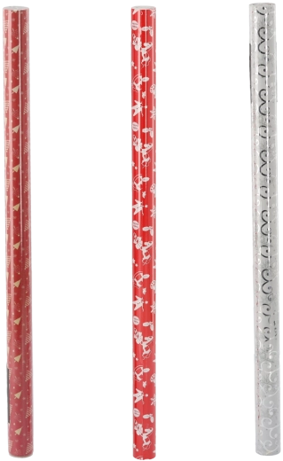 Hârtie de împachetat de Crăciun 70 × 200 cm, mix de modele