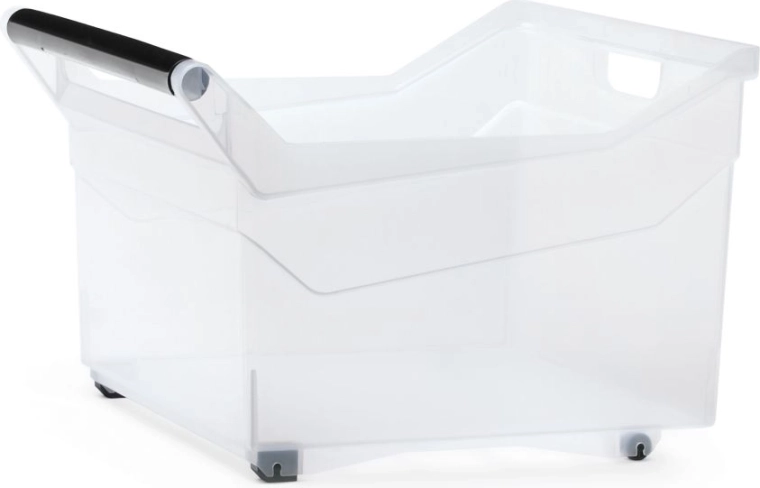 Cutie de depozitare din plastic transparentă pe roți 29 l NUK