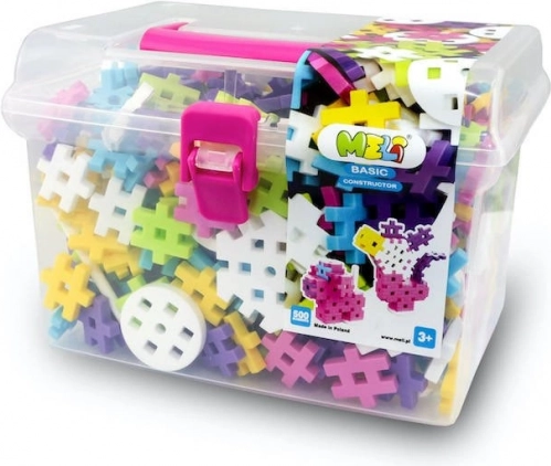 Meli Constructor Pink Travel Box 500 buc.