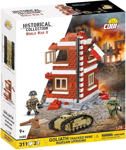 Cobi historical collection WWII goliath – mină telecomandată din Insurecția de la Varșovia