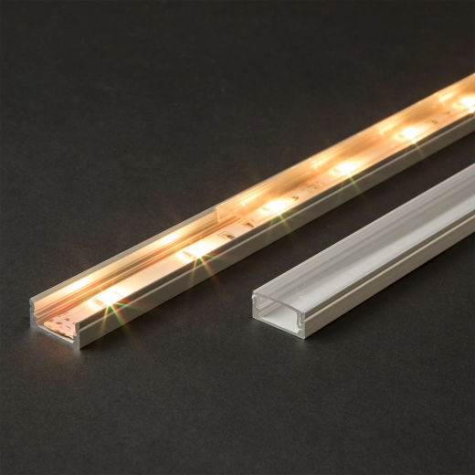 Capac transparent pentru profil LED din aluminiu