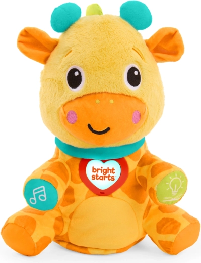 Girafa interactivă educativă de pluș Bright Starts Chat & Cuddle Giraffe, de la 6 luni