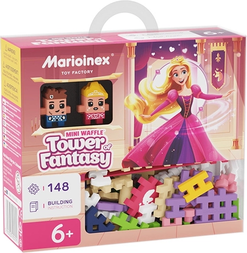 Set de construcție Mini waffle Turnul prințesei Isabel, 148 de piese