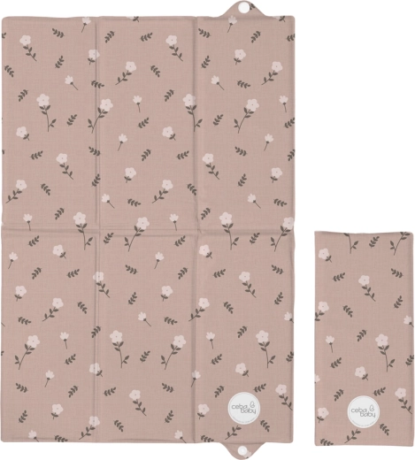 Ceba Baby saltea de schimbat pentru călătorie Basic petite blossoms 60 × 40 cm
