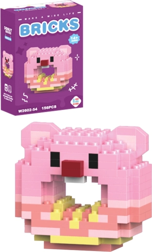 Set de construcție donut castor (156 piese)