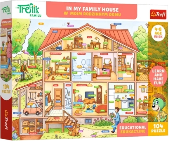 Puzzle educativ Edu 104 W moim rodzinnym domu