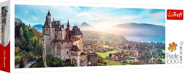 Puzzle panoramice 1000 piese – castelul Menthon, Franța