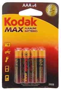 Kodak Alkaline Max AAA baterii alcaline 1,5 V, 4 buc