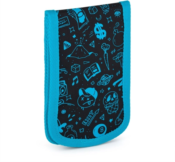 Borsetă Topgal pentru gât Vega, cu motiv doodle art