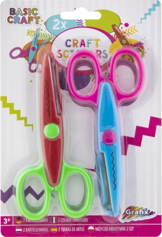 Foarfeci de siguranță pentru copii cu vârf rotunjit – set 2 buc