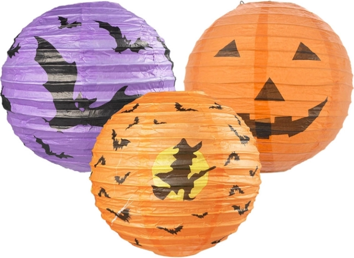 Lampion de hârtie pentru Halloween - 1 bucată