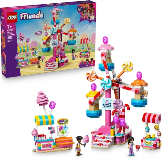 LEGO Friends Roata panoramică cu bomboane și prăjituri