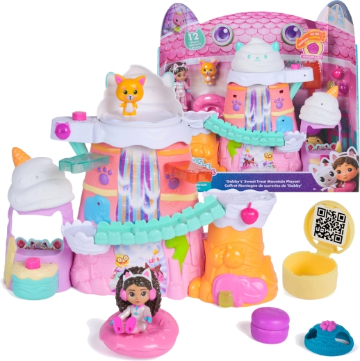 Set de joacă din filmul Gabby’s Dollhouse – muntele dulciurilor cu figurina Gabi și accesorii