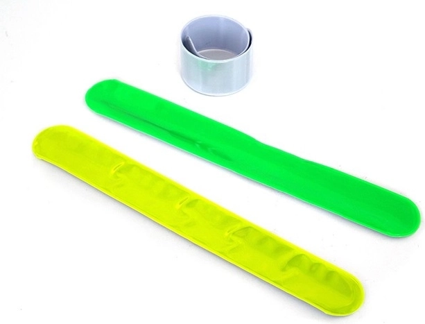 Brățară reflectorizantă cu închidere automată (slap) pentru copii
