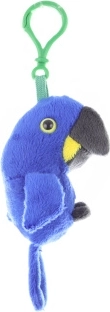 Breloc din pluș cu ara hyacint