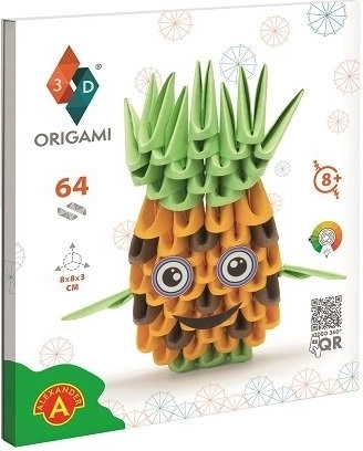 Set Origami 3D distractiv – Ananas pentru copii