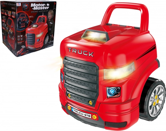 Setul micului mecanic – atelier interactiv cu camion și volan