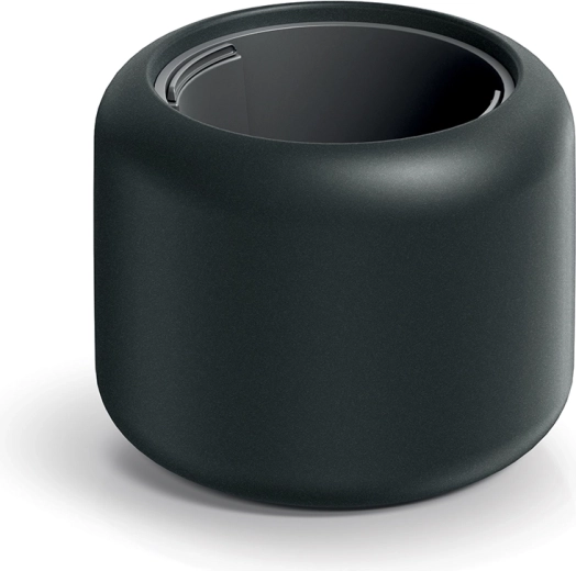 Ghiveci Ulpho 40 cm gri închis cu inserție