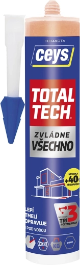 Adeziv și etanșant universal 290 ml CEYS Total Tech teracotă
