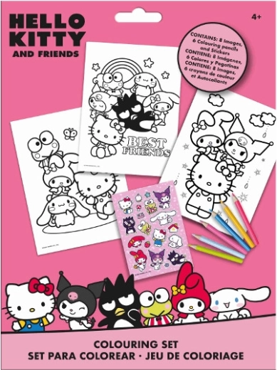 Set de colorat Hello Kitty