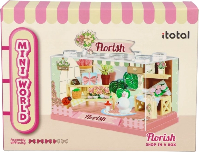 i-Total dioramă DIY florărie de asamblat