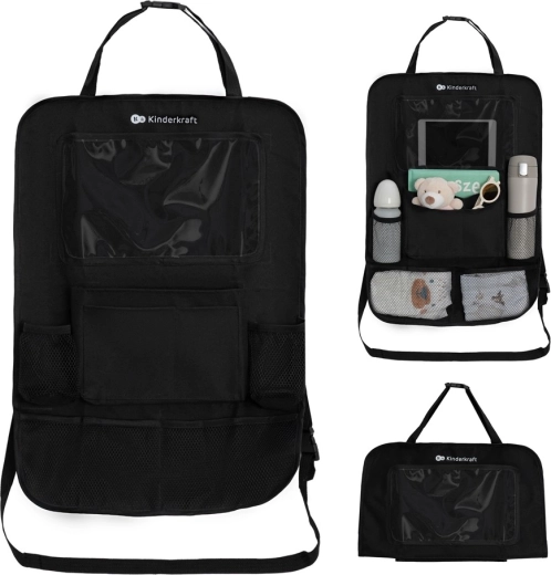 Organizator auto Kinderkraft 2 în 1 Black