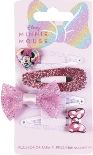 Set de 4 agrafe de păr Minnie - Cerda