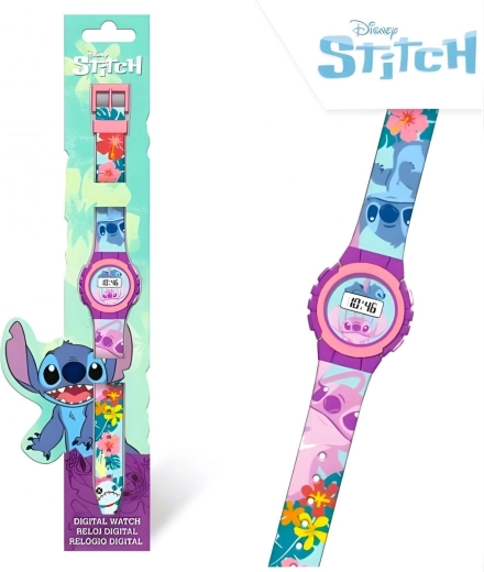 Ceas digital din silicon Lilo și Stitch - 1 bucată