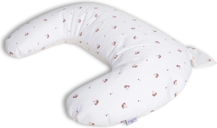 Babymatex pernă pentru alăptare și poziționare miniRelax Jersey 150 cm ursuleț