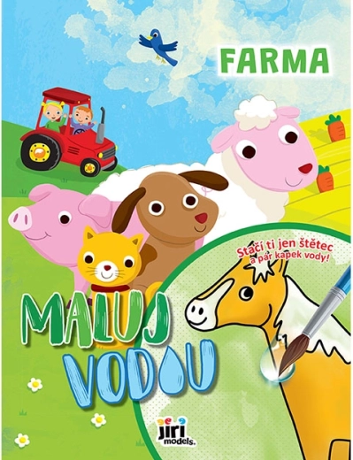 Pictează cu apă A4 Fermă