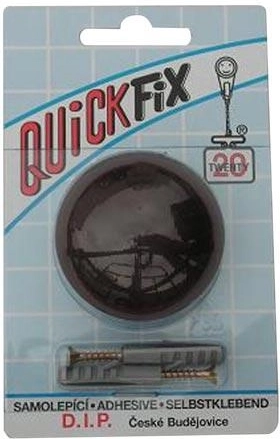 Amortizor de ușă 50 mm maro, 2 buc.