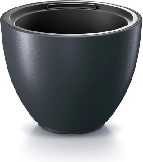 Ghiveci cu inserție HEOS 56,9 cm – antracit