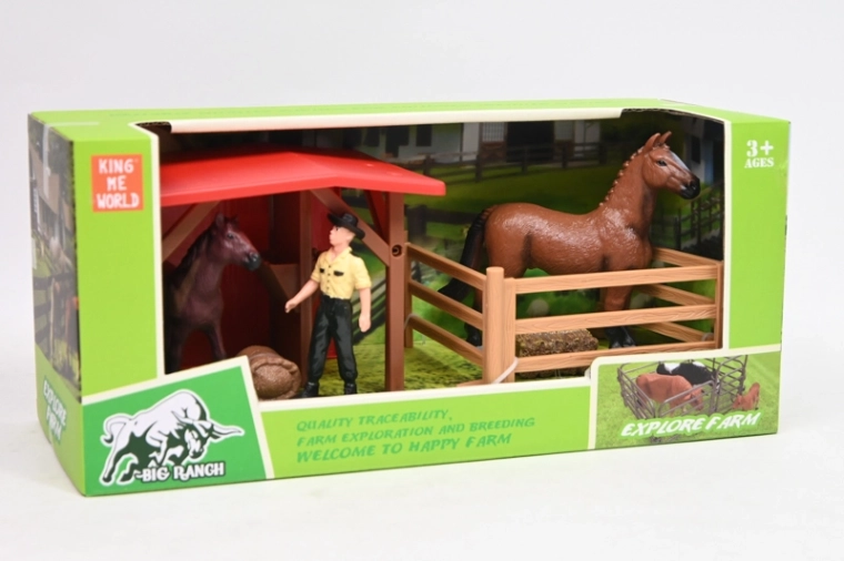Set de joacă cu figurine și țarc
