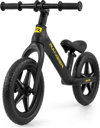 Milly Mally bicicletă de echilibru Ranger Flash neagră