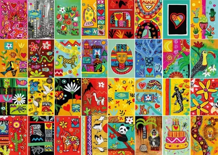 Puzzle mozaic pop art 1000 piese MAGNOLIA