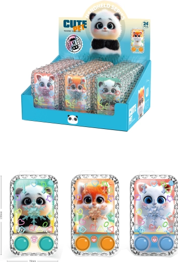 Joc de apă de buzunar Animăluț drăgălaș – jucărie de buzunar cu biluțe, mai multe modele