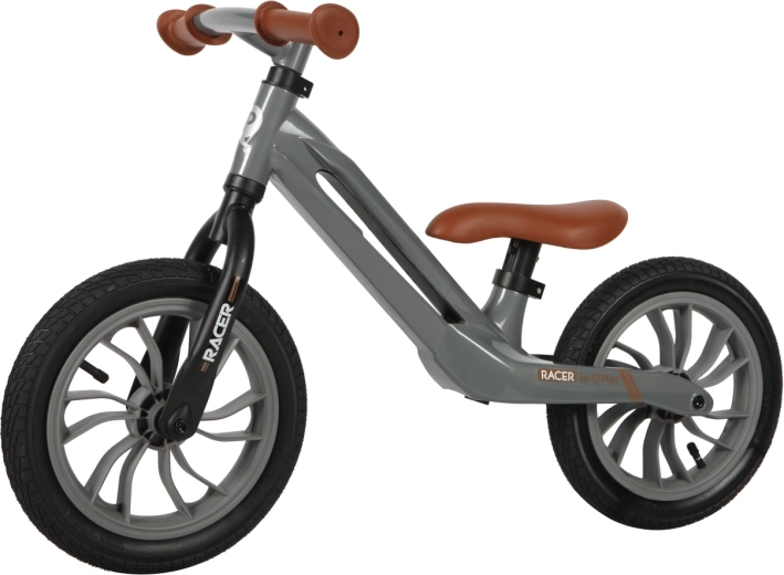 Bicicletă de echilibru QPlay Racer gri