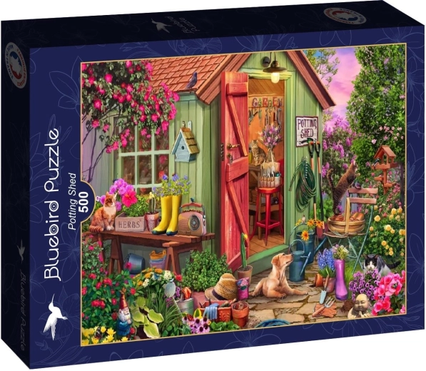 Puzzle Bluebird căsuță de grădină 500 de piese