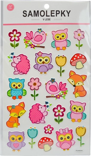 Autocolante cu animăluțe din pădure