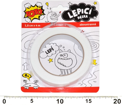 Bandă adezivă dublă, 18mm x 4m