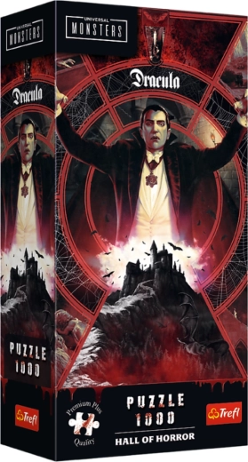 Puzzle 1000 piese Premium Plus – Sala groazei: DRACULA – Trefl