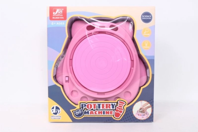 Roată de olar pentru copii pe baterii – set creativ