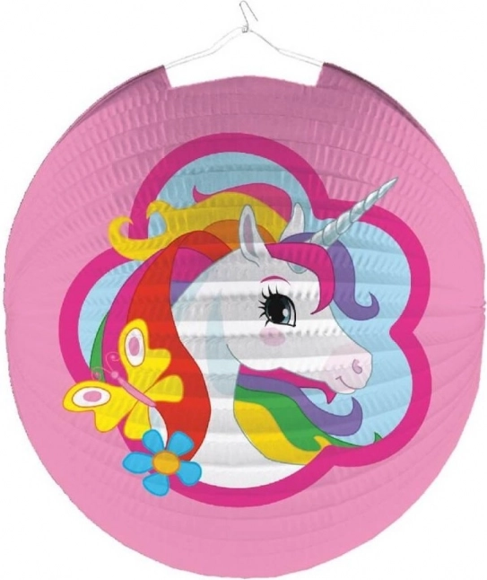 Lampion cu motiv de unicorn